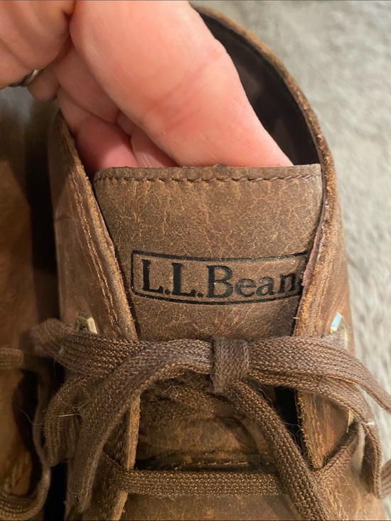 Mens LL Bean Stonington Chukka Boot Brown leather size 11.5 medium NWOT casual